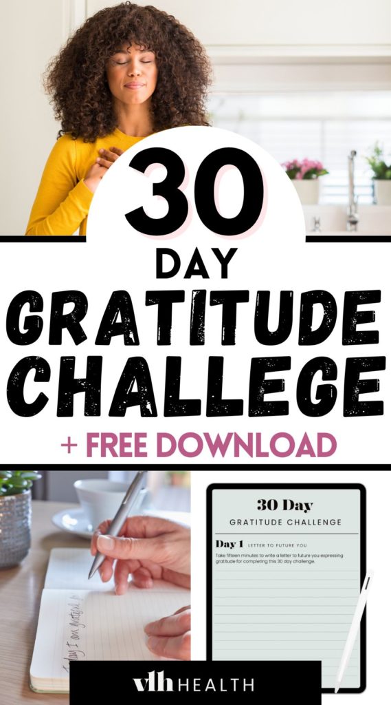 30 Day Gratitude Challenge Free Download Pin