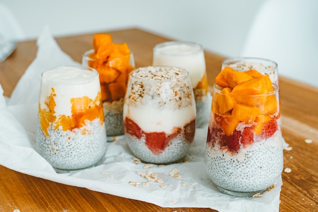 High-Protein Chia Seed Pudding Cups
