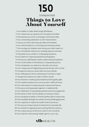 150 Unexpected Things to Love About Yourself Download