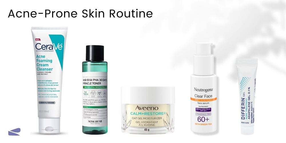 Affordable skin care routine for acne