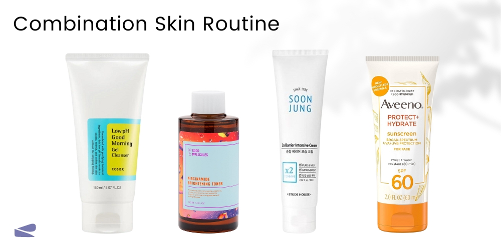 Affordable skin care routine for combination skin