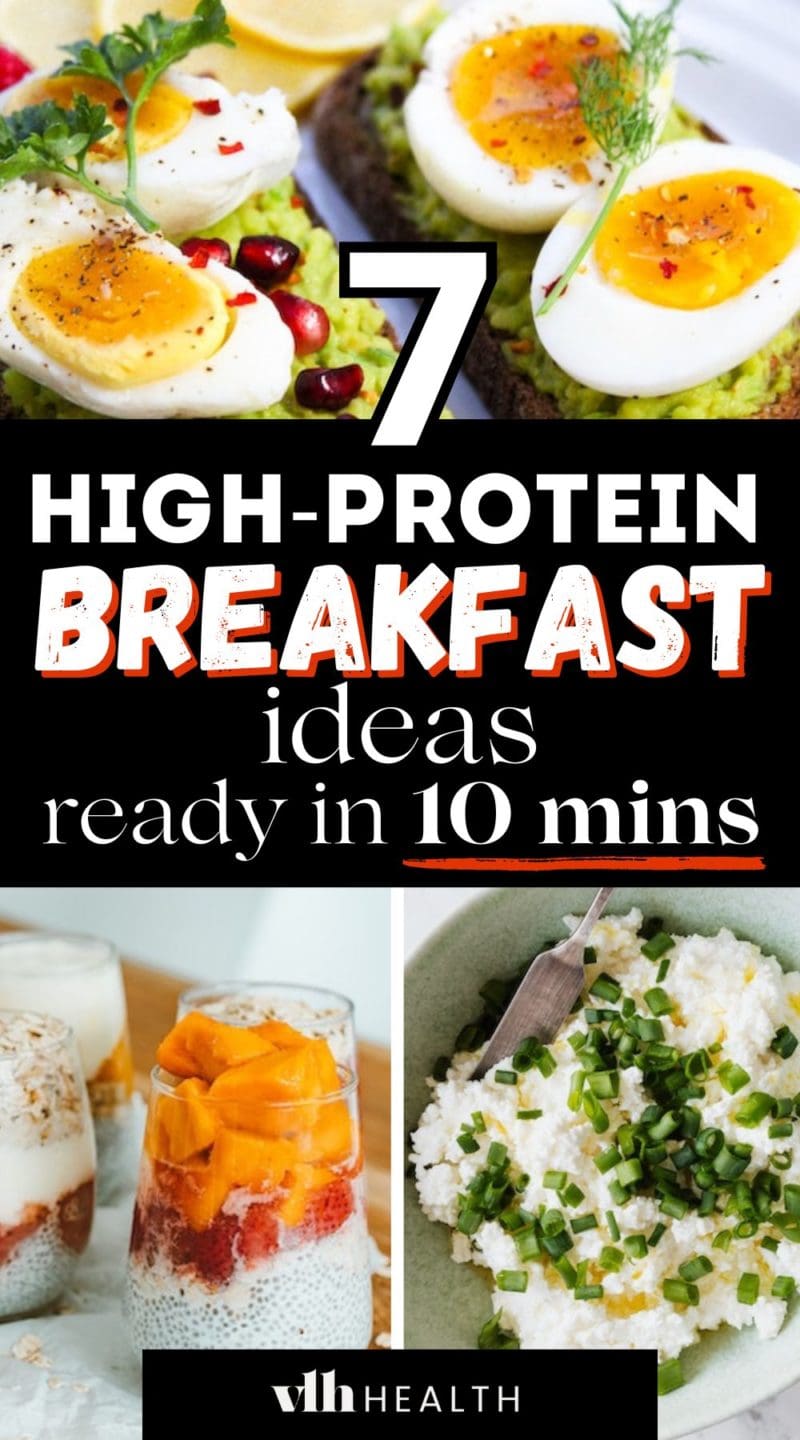 7 Easy High Protein Breakfast Ideas Ready in Under 10 Minutes - VLH health