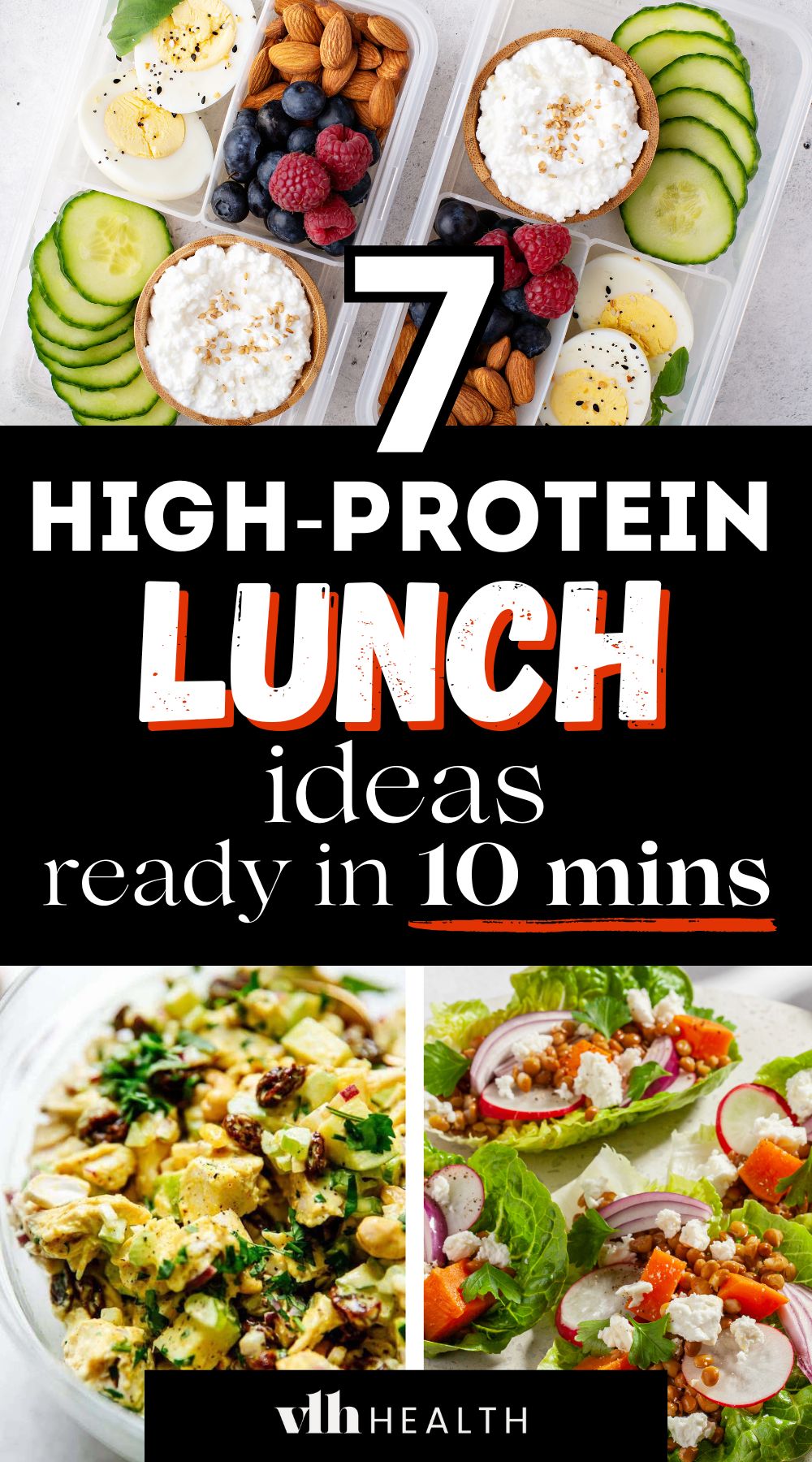 7 Easy High Protein Lunch Ideas Ready in Under 10 Minutes - VLH health