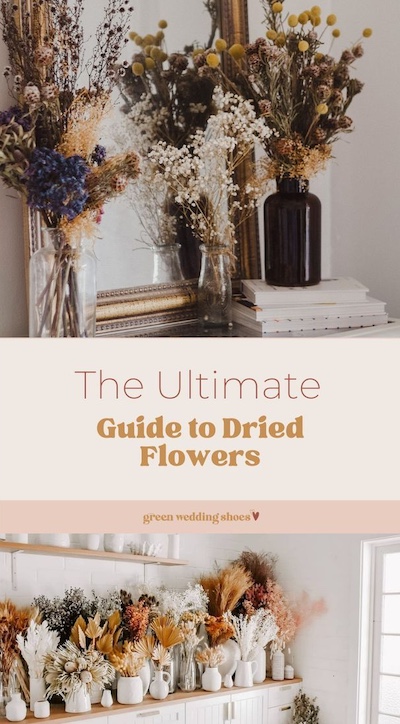 Guide to dried flowers for fall home decor, perfect for creating a cozy autumn aesthetic.