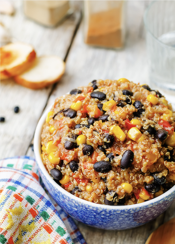 High protein vegan crockpot recipes quinoa and black beans