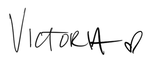 Vicotria's signature