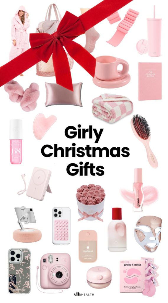 Girly Christmas Gifts – Pink gift baskets, girly gift ideas, and Christmas wish list inspiration for her