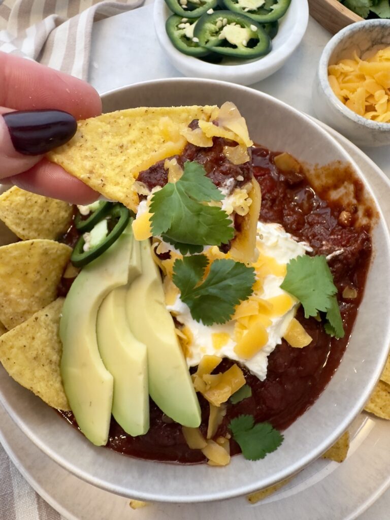 Slow cooker chili