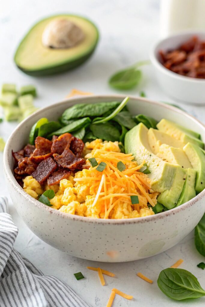 low carb breakfast bowls