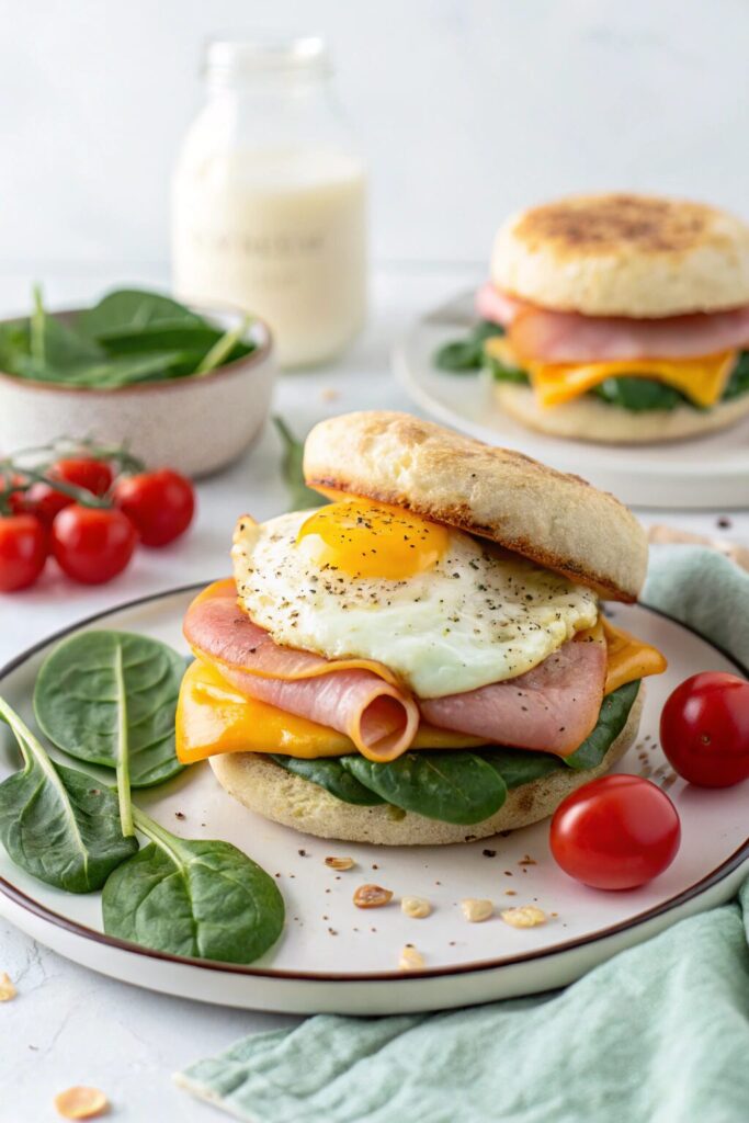 low carb breakfast sandwich