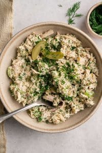 High-Protein Dill Pickle Chicken Salad