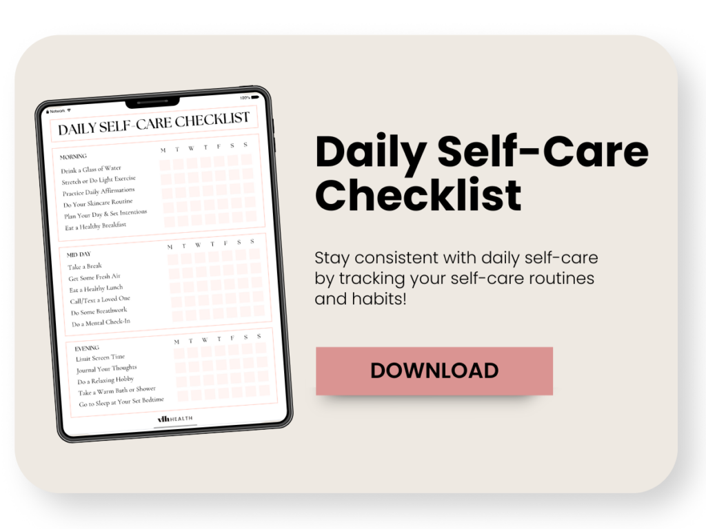 download the free printable self-care checklist