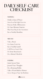 The Ultimate Daily Self-Care Checklist (+ Free Printable PDF!)