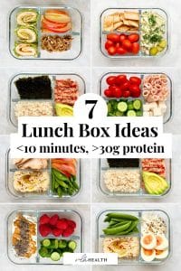 12 High-Protein Lunch Box Ideas (30g+ Protein, No Cooking)