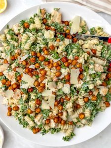 Kale Chicken Caesar Pasta Salad