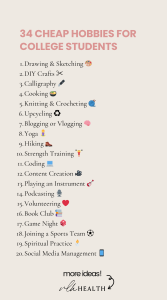 34 Cheap Hobbies for College Students