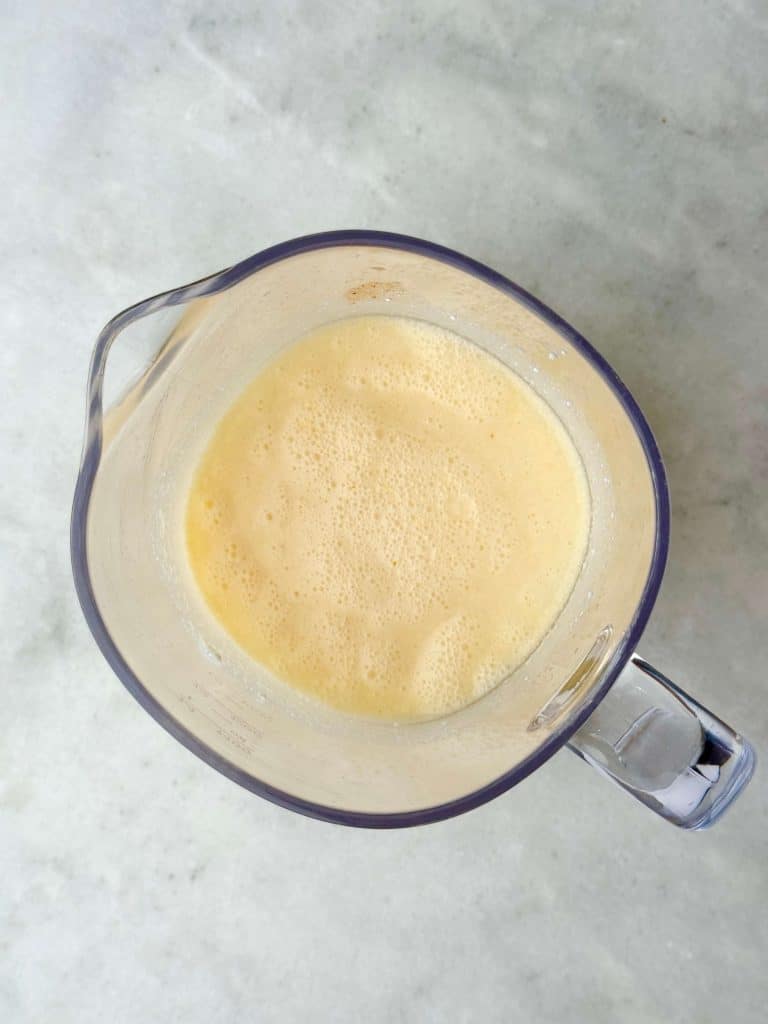 Blended base for Starbucks egg white bites