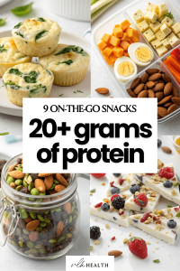 9 Homemade High-Protein Snacks to Take On The Go (20g+ Protein)