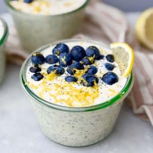 Easy Lemon Poppy Seed Overnight Oats