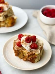 High-Protein French Toast Bread Pudding