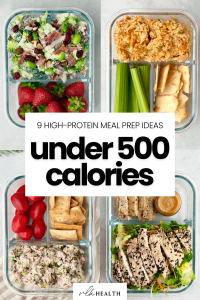 9 High-Protein Low-Calorie Meal Prep Ideas Under 500 Calories