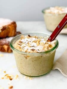 Almond Croissant Overnight Oats (40g Protein)