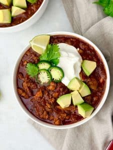 Healthy Chicken Chili (Kathee’s Famous Family Recipe)
