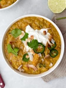 Crockpot Butternut Squash & Red Lentil Curry