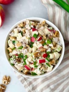 Healthy Apple Walnut Chicken Salad