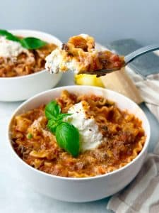 Lemon Ricotta Lasagna Soup