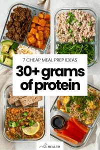 7 Cheap High-Protein Meal Prep Lunch Ideas (30g+ Protein Each)