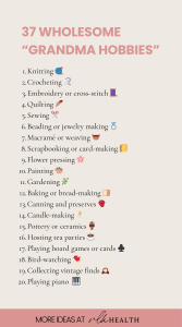 37 Wholesome “Grandma Hobbies” Making a Comeback