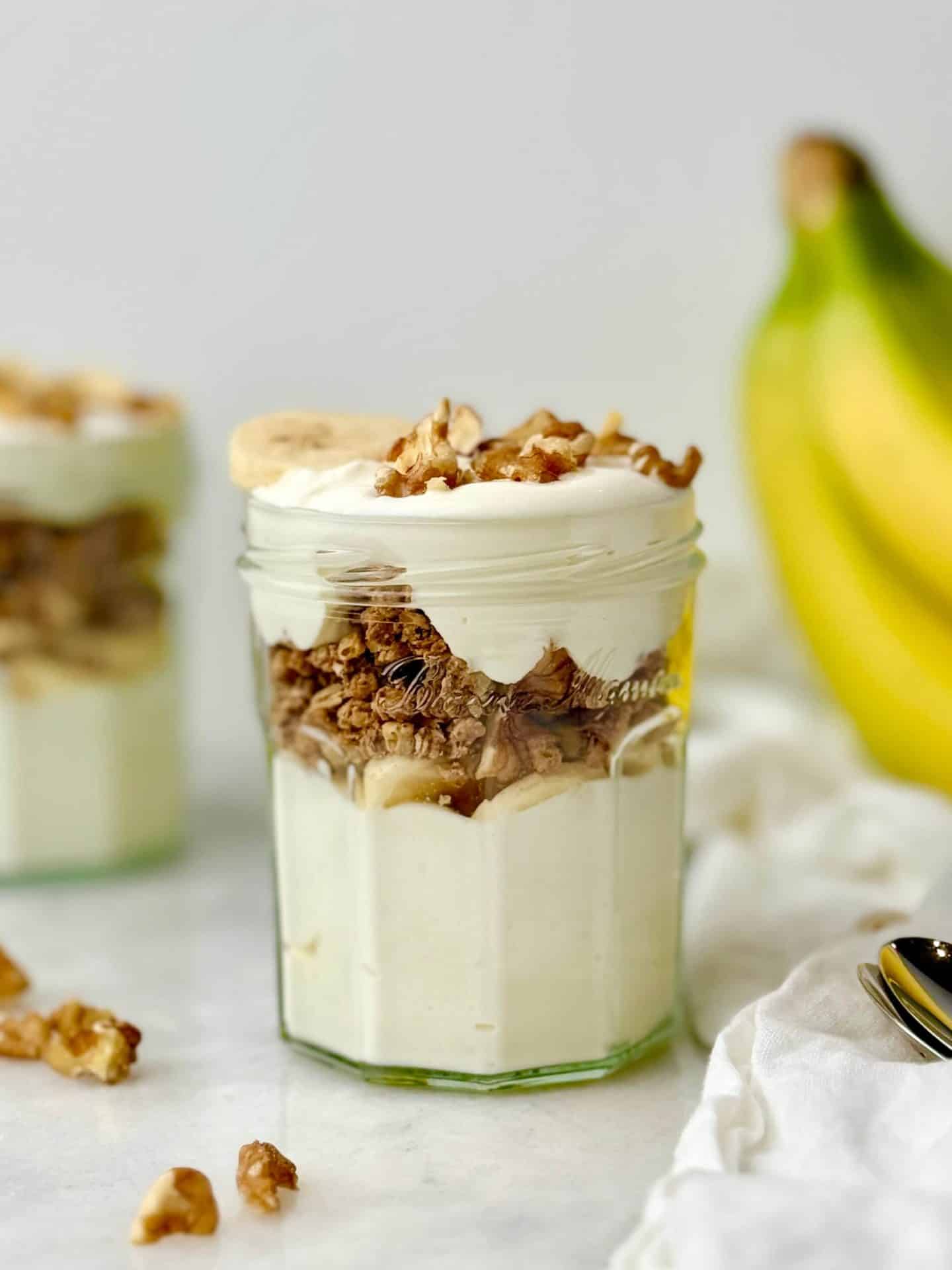High Protein Banana Bread Yogurt Parfait VLH Health