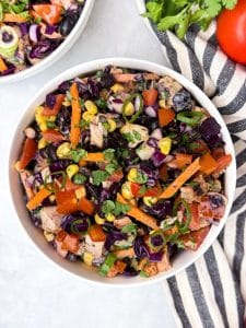 BBQ Chicken Dense Bean Salad