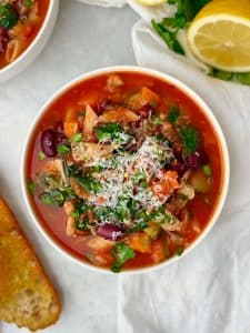 High-Protein Minestrone Soup