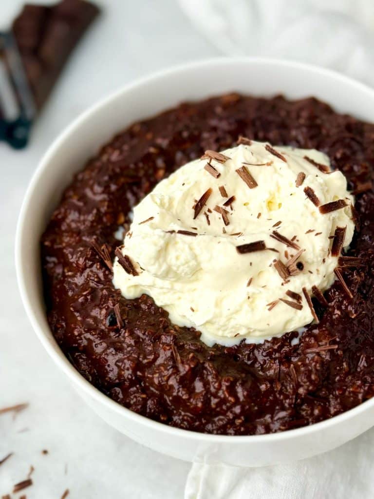 Hot Chocolate Protein Oatmeal
