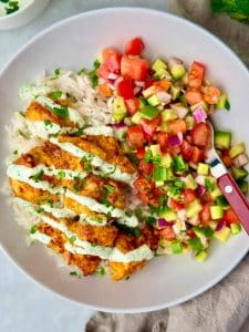 Air Fryer Chicken Tikka Bowl