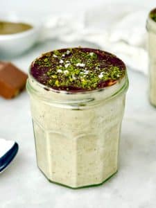 Dubai Chocolate Pistachio Overnight Oats