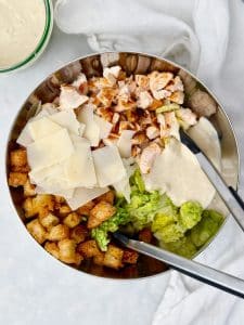 High Protein Chicken Caesar Wrap Filling