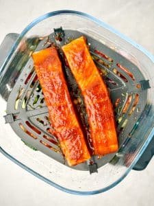 Honey Harissa Salmon Fillets Air Fryerjpg