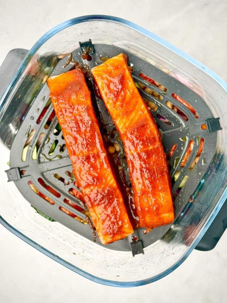 Honey Harissa Salmon Fillets Air Fryerjpg