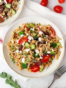 High-Protein Mediterranean Pasta Salad