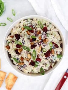 Cranberry Almond Chicken Salad (with Greek Yogurt)