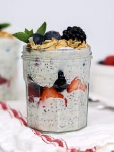 High-Protein Chia Seed Yogurt Parfait