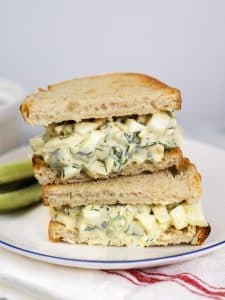 Spicy Dill Pickle Egg Salad