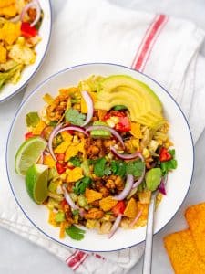 High-Protein Chipotle Chicken Taco Salad
