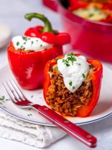High-Protein Stuffed Peppers